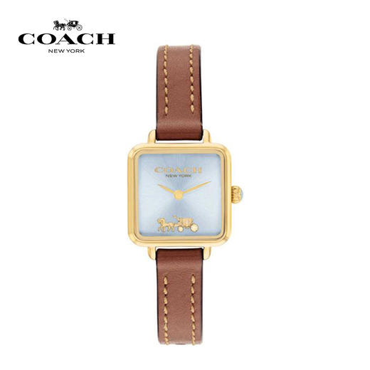 【礼盒装】COACH/蔻驰 CASS系列经典茶玫瑰石英小方糖手表 轻奢腕表  送女友生日礼物 节日送礼 商品图5