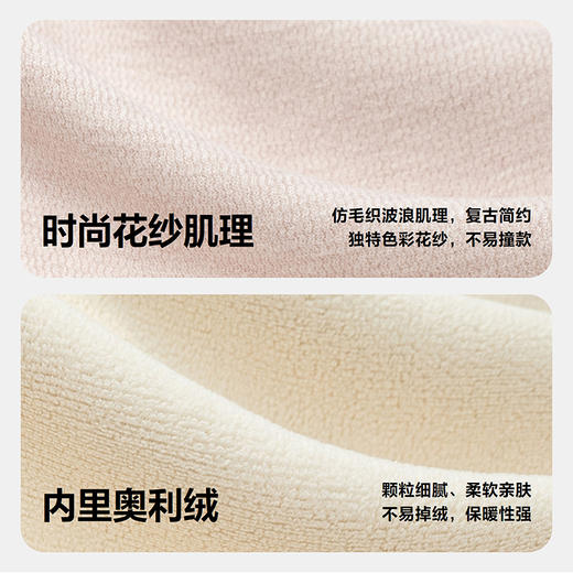 [密扇联名]迷你巴拉男女童儿童卫衣内里加绒冬季萌趣艺术上衣 商品图3