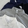 F032776男装纯棉商务休闲纯色短袖T恤轻松百搭翻领POLO衫 商品缩略图4