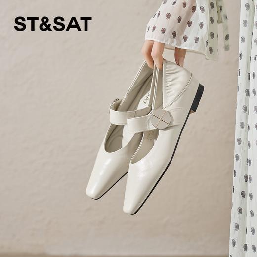 星期六26春新款气质尖头百搭玛丽珍SSE1111CGT 商品图9