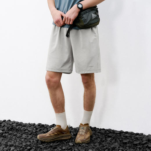 714street夏季10A抗菌速干网眼运动短裤明线设计凉感防晒五分裤男 商品图2