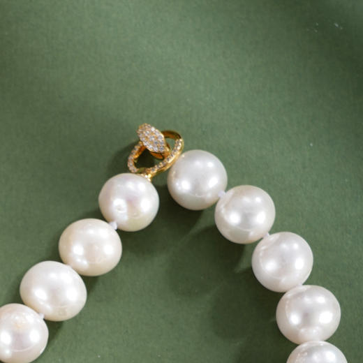 子佩集银S925珍珠惜王妃项链【ZXLY11-14MM】珠串2602 商品图2