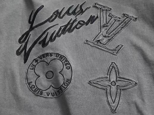 F032758春夏新款圆领百搭日常通勤复古烧花刺绣短袖T恤 商品图7