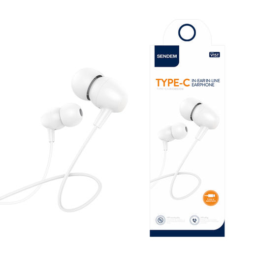声顿v14 v15t 立体声音质 适用于Type-c手机耳机 通用式耳机 高清音质耳机通用 商品图3