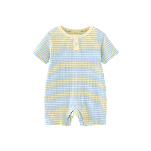 迷你巴拉巴拉婴儿衣服柔软亲肤莫代尔凉感透气宝宝居家连体衣夏季 商品图4