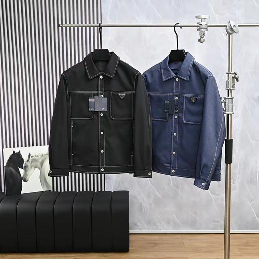 F032736春季新款简约时尚百搭男士潮流时尚休闲牛仔长袖外套 商品图0