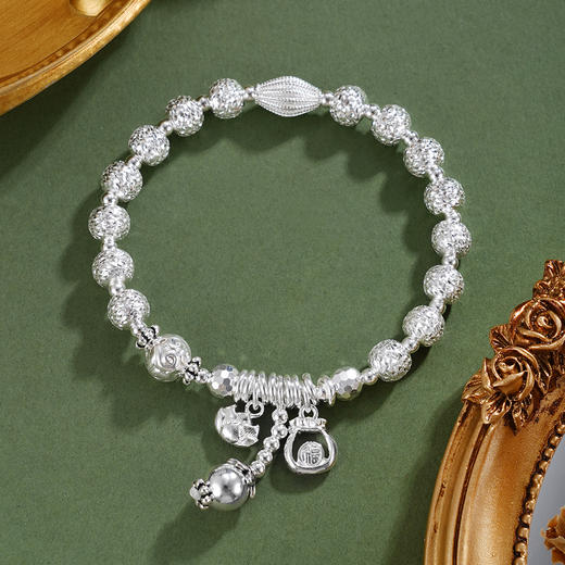 子佩集【幸福年年】银S925手串手链【TSB0001-59】切面珠手链福袋2602 商品图0