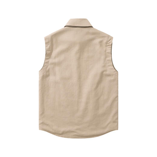 男款双面穿亚麻马甲背心zh 商品图1