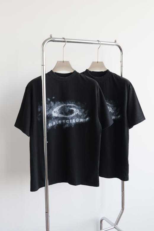 B.L.C.G 烟雾系列宽松重水洗圆领短袖​​ TX616 商品图2