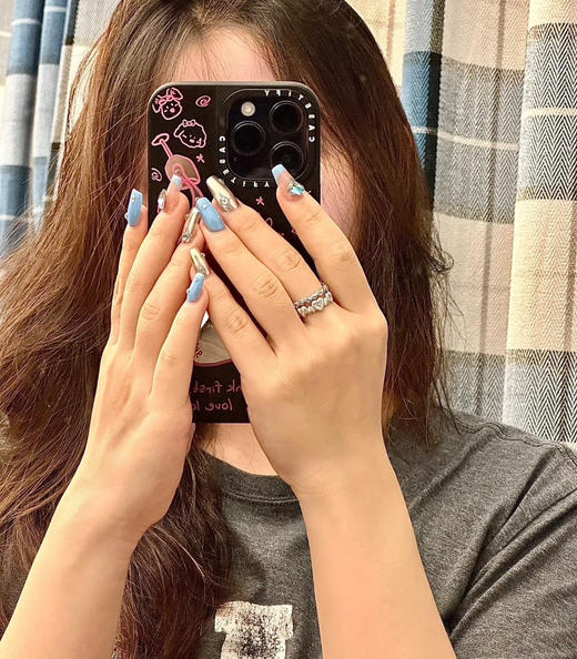 327-9 圆正小众 刻骨铭心 爱心戒指 商品图1