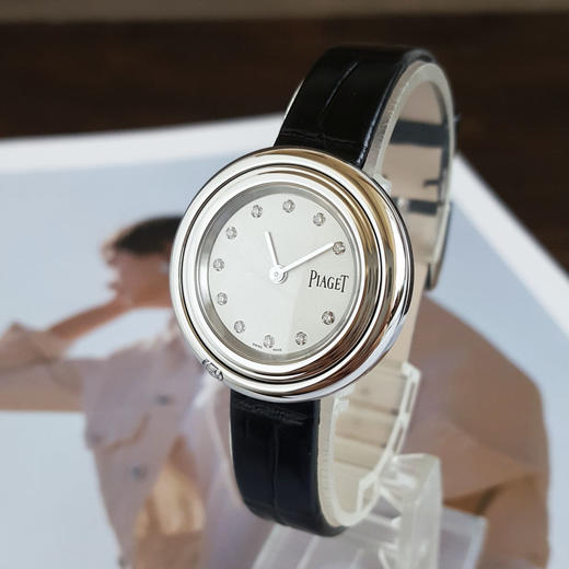 【95新】PIAGET 伯爵G0A43080石英机芯29MM（女款）POSSESSION系列精钢；表圈镶钻180326TJ14 商品图2