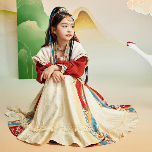 笛莎/Deesha 【观山见】2026年春季新款女童裙子 商品图2