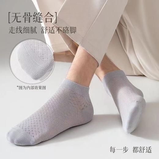 【夏薄款❗️19.9抢10双🔥网眼透气袜】吸汗防臭，透气不闷脚！诸暨袜子男短袜防臭吸汗透气夏季薄款船袜ins潮休闲学生运动短袜子 商品图2