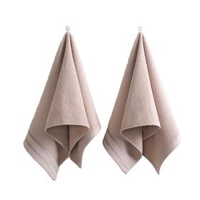 無印良品 蜂巢全棉毛巾双条装 MJ-zu0656