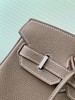 【纯手缝定制不退换】爱马仕 Birkin 25大象灰 银扣 togo皮（MM） 商品缩略图7