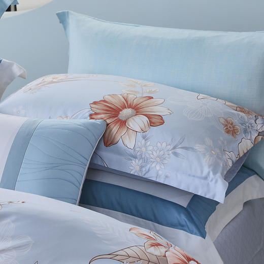 富安娜 磨毛四件套-云锦星晴 商品图9