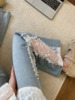<曾小咸推荐>钉珠拼接蕾丝天丝牛仔裤 日常189 活动159 ！！【预售款，预计3-15天发货】 商品缩略图5