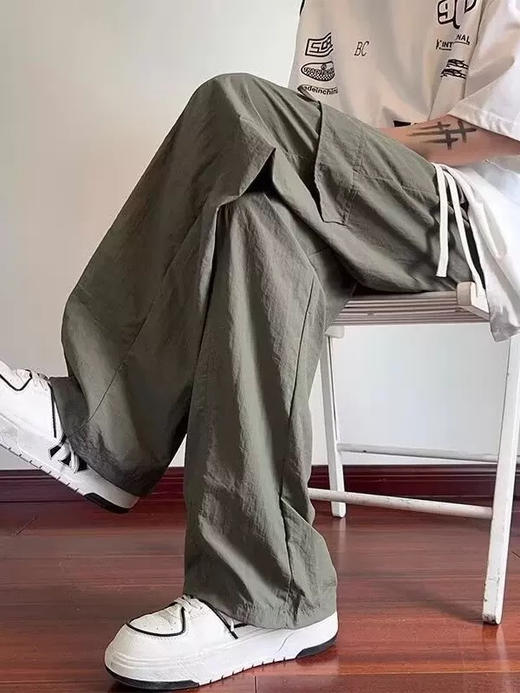冰丝美式速干裤冰感工装裤直筒显瘦吸汗防水男裤休闲 商品图2