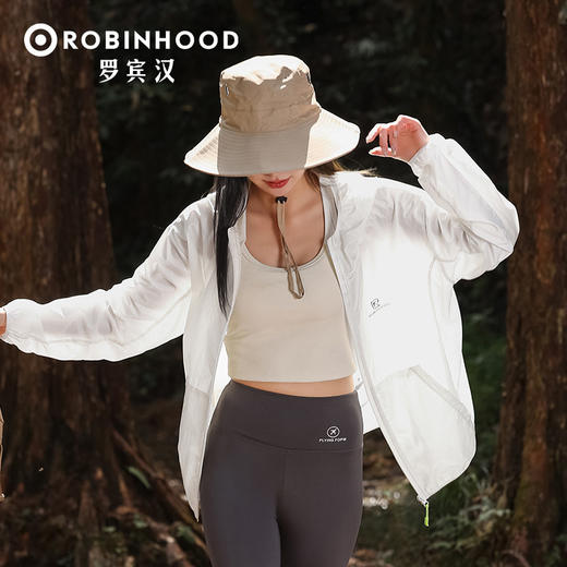 【夜发光】罗宾汉极光夜跑户外骑行衣全身夜光衣男女百搭三防连帽皮肤衣 商品图3