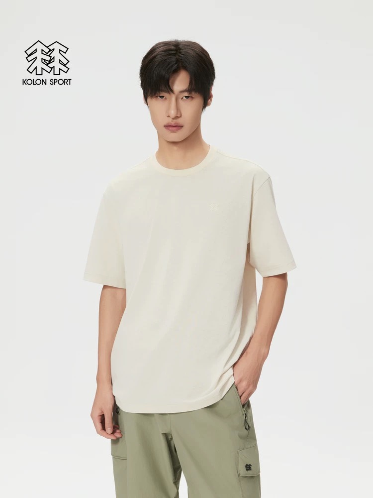 原单，可隆KOLON露营系列速干防晒抗菌短袖