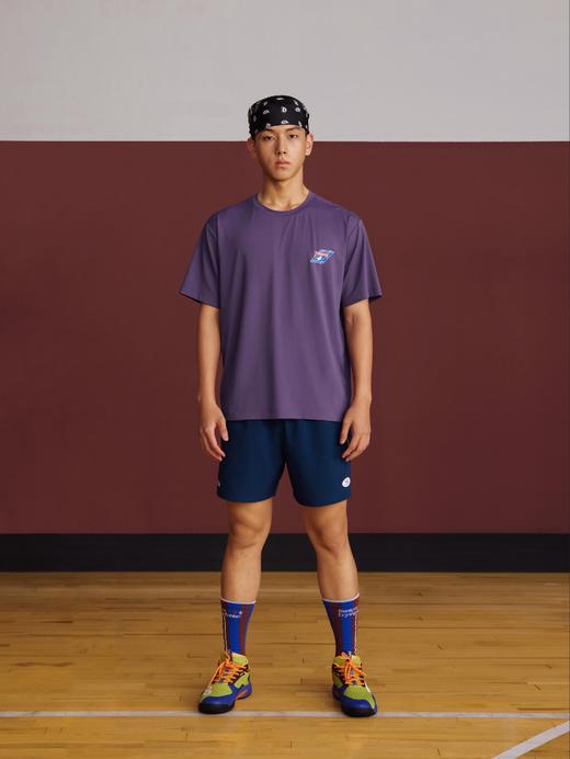 CryingCenterxkumpoo薰风联名2.0速干复古运动羽毛球休闲男生短袖 商品图3