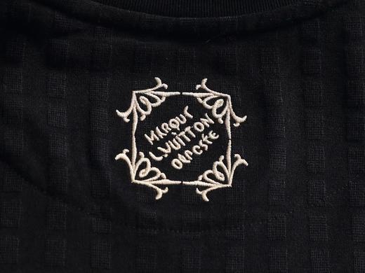 F032756满印刺绣百搭耐看休闲简约宽松版型圆领短袖T恤 商品图9