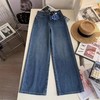 F0327117弹力窄版直筒牛仔裤女2026新款春季宽松阔腿裤 商品缩略图3