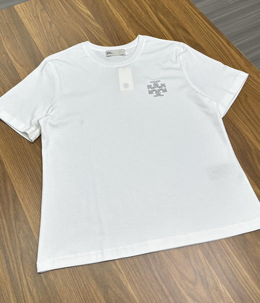 【3月27日 周末秒杀 直接调价下单即可】TB家 女款圆领 烫钻T恤  26春夏新款 商品图11