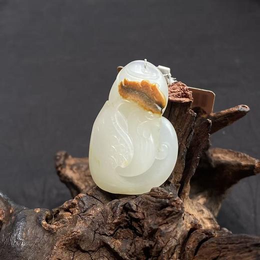 【快抱】【于田产和田玉子料鸿运当头挂件 34*22】出证书，发货1~5天，48小时鉴赏期 商品图3