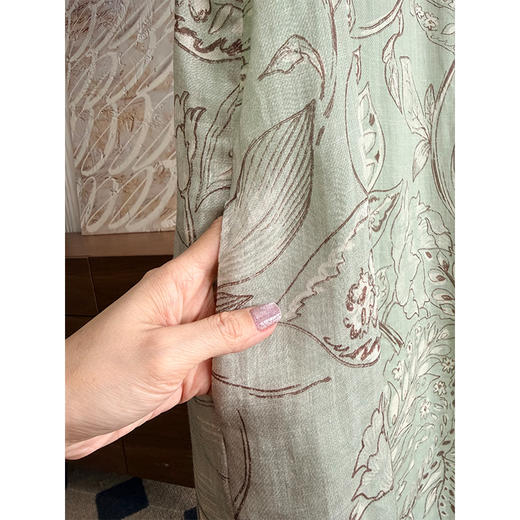 万物生长 苎麻莱赛混纺 超轻盈H型one-piece背心连衣裙 巨显白的粉绿色 南法度假和日常通勤都可 商品图5