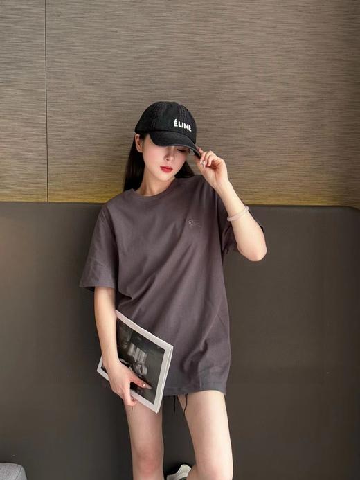 F032765男女同款刺绣logo轻薄透气吸汗日常通勤短袖T恤 商品图7