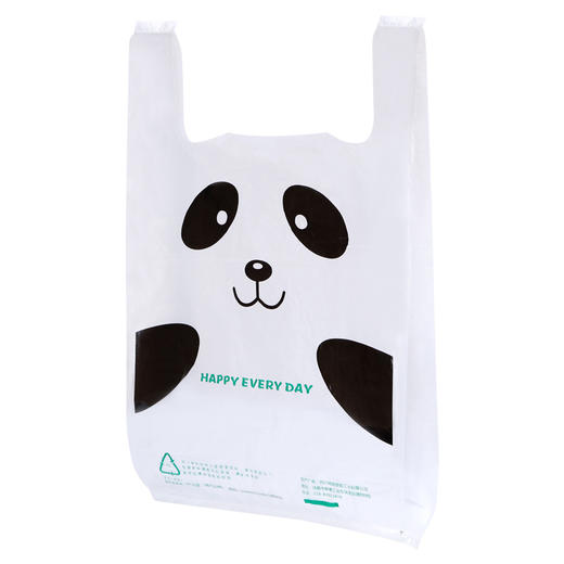 美丽雅 熊猫背心袋大号40只 HC69459 商品图0