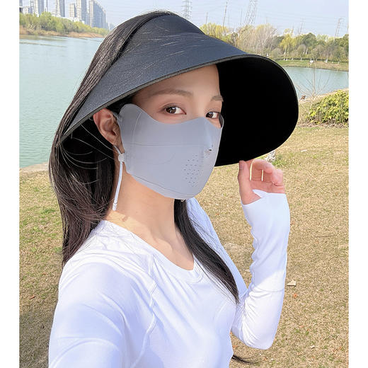 大帽檐空顶防晒帽 商品图2