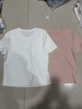 F0327113春夏氛围感糖果色系纯色舒适柔软圆领短袖T恤 商品缩略图3