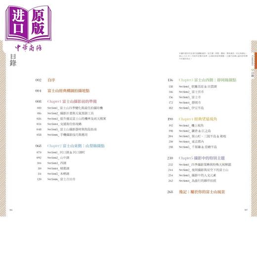 预售 【中商原版】富士山360°摄点笔记 港台艺术原版 里卡豆 墨刻出版 商品图1