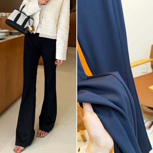 2603413    “女王裤”日本🇯🇵面料 超柔软 棉感 微喇裤 商品图0