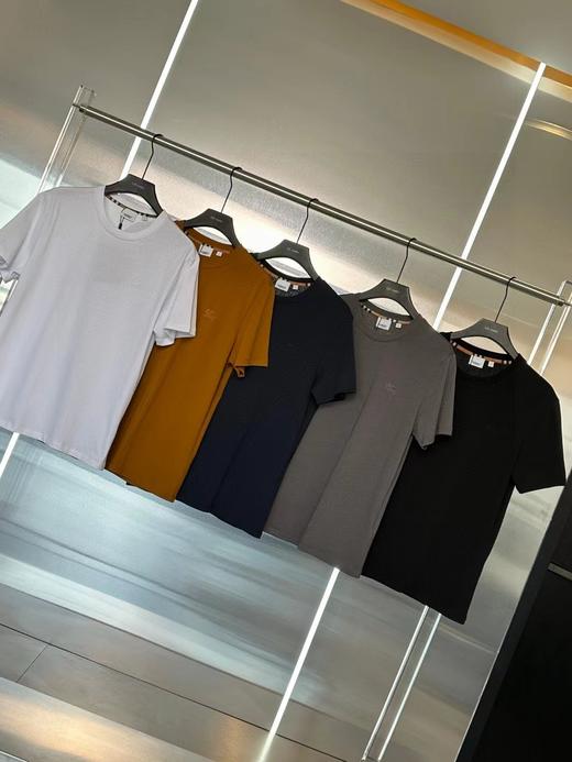 F032765男女同款刺绣logo轻薄透气吸汗日常通勤短袖T恤 商品图1