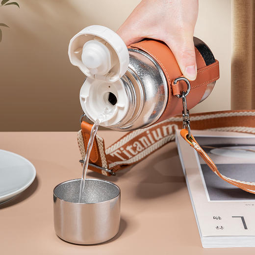 Debo德铂 潘多拉钛保温杯450ml DEP-889 商品图4