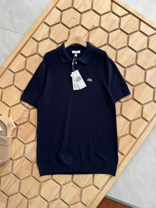 F032761夏季新款百搭短袖Polo领排汗吸湿立体裁剪针织衫 商品图3