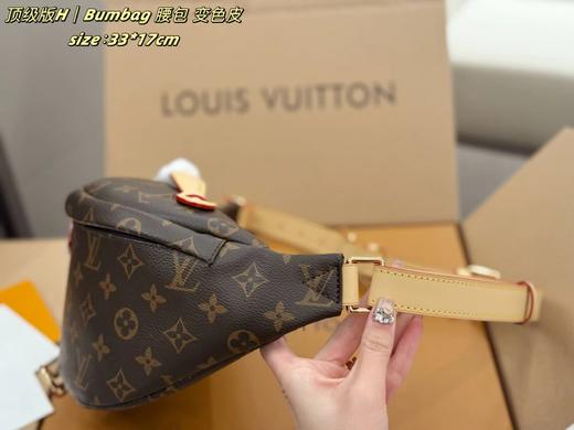 F032714简约容量时尚百搭实用男女同款中性风大老花腰包 商品图4