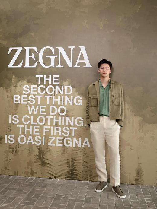 Zegn*a男士棉麻长裤 商品图5