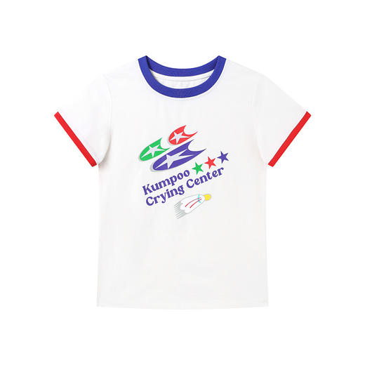 CryingCenterx薰风凉感速干复古运动羽毛球休闲后背logo短袖男女 商品图4