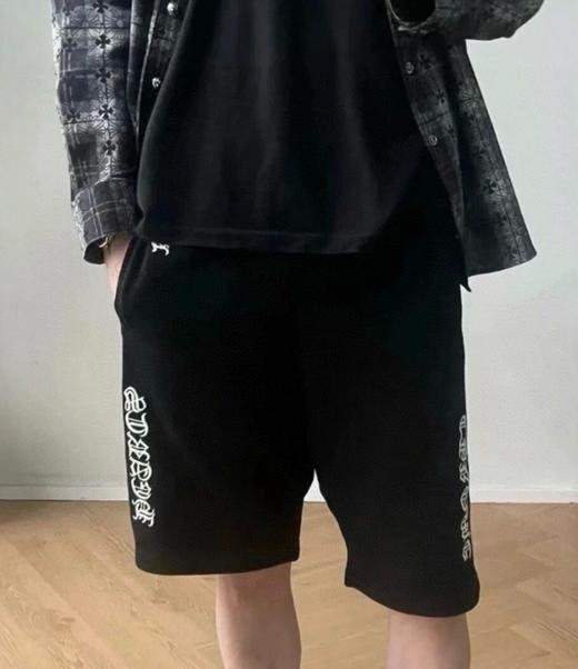 中性款刺绣抽绳短裤卫裤he009 商品图4
