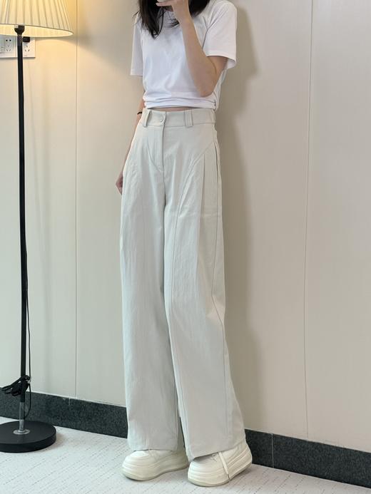 春夏新款贝斯裤工装裤女士高腰休闲裤宽松显瘦长裤 商品图4