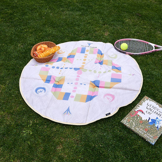 大英博物馆 安德森猫系列 野餐垫收纳 大容量单肩包 商品图2