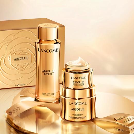 【送礼袋】LANCOME兰蔻菁纯新版三件套盒（新版菁纯玫瑰水150ml菁纯面霜60ml新版菁纯眼霜20ml） 商品图3