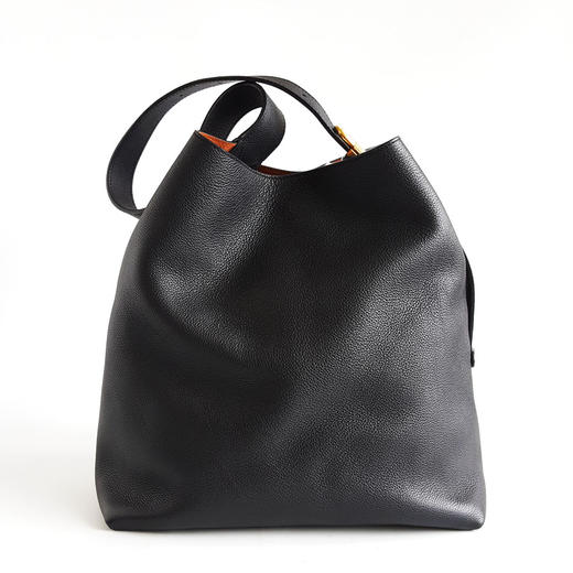 【95新】LV路易威登M24856中号黑色全皮Low Key Hobo水桶包单肩包女士260326JJ02 商品图4