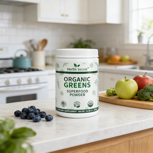 美国Herb’s Secret  SuperFood有機蔬果粉绿粉 300g 商品图6