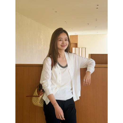 2603414    bc春款 真丝羊毛 长袖开衫 商品图2