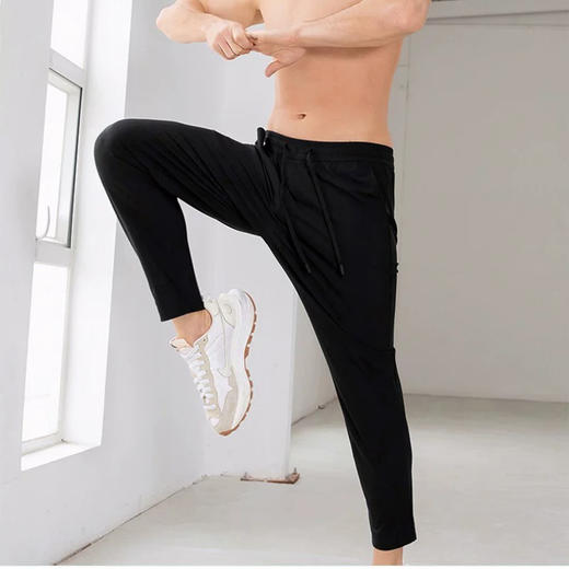 老爷车冰丝裤子 2026年夏季薄款透气速干裤 宽松运动休闲长裤 商品图1